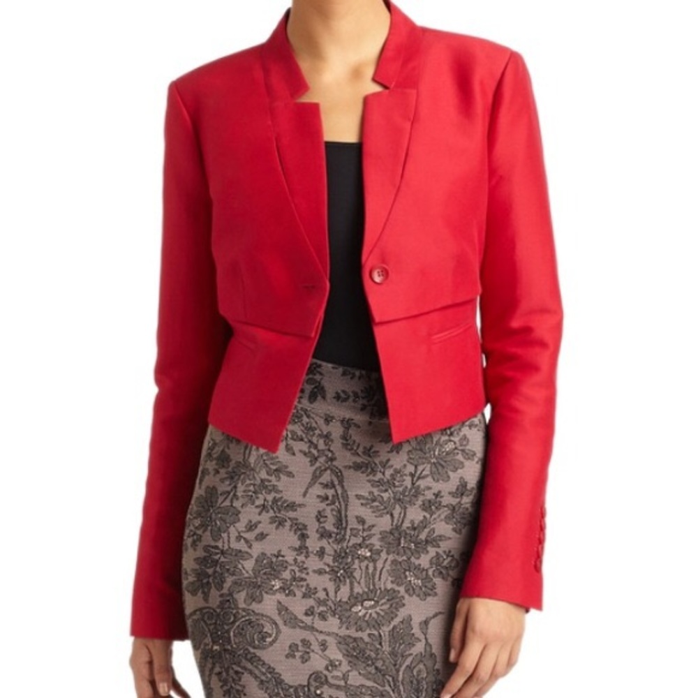 BCBGMaxAzria Red Blazer